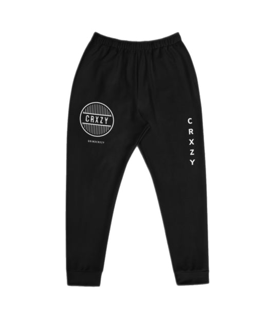 GrindCrxzy - Black "Crxzy" Joggers