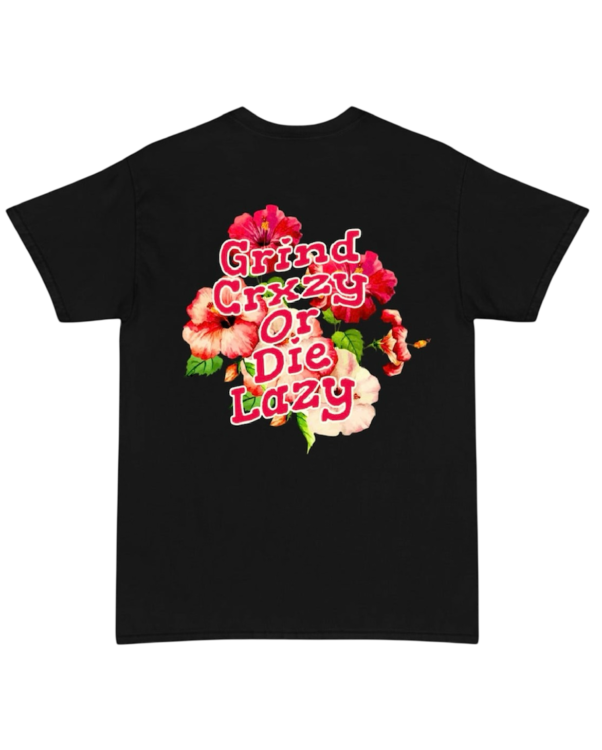 Grindcrxzy - Black “GCDL Flowers” Shirt