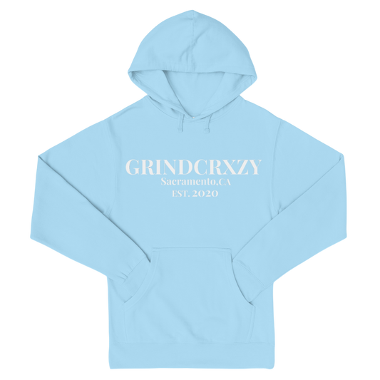 GrindCrxzy - Sky Blue “Sac EST.” Hoodie