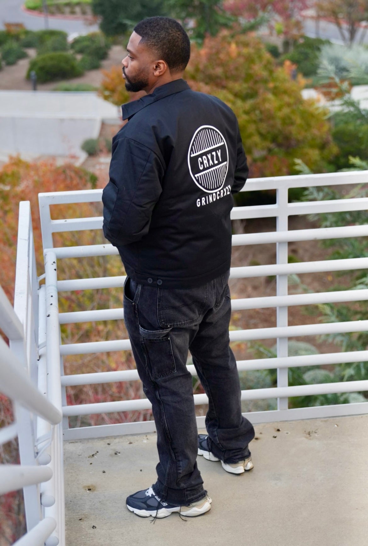 GrindCrxzy - Black Mechanic Jacket