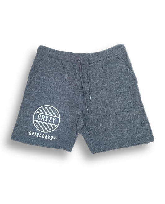 Grindcrxzy - Charcoal Grey Fleece Shorts