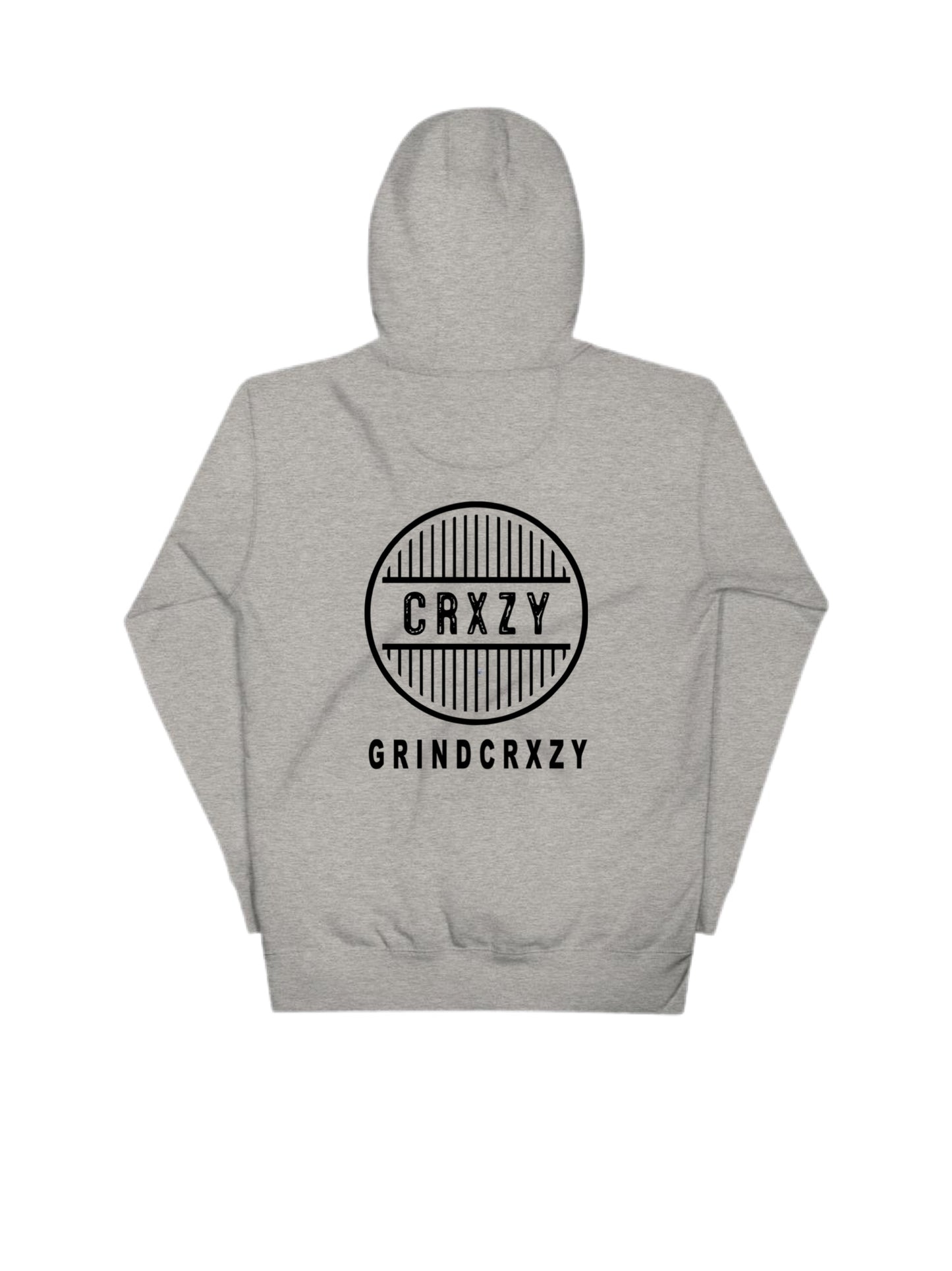 GrindCrxzy - Grey/Black "Grind" Hoodie