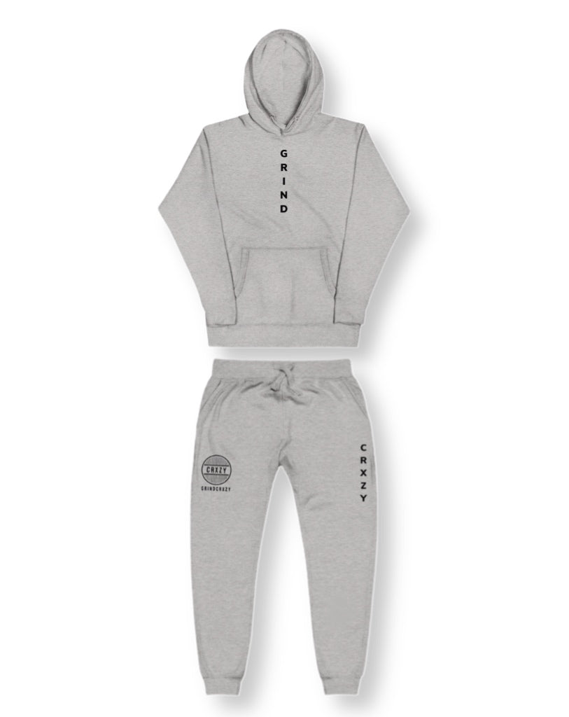 GrindCrxzy - Grey/Black "Grind" Set