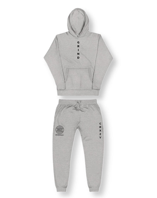 GrindCrxzy - Grey/Black "Grind" Set