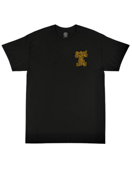 Grindcrxzy Black W/ Yellow "GCDL Outline" Shirt