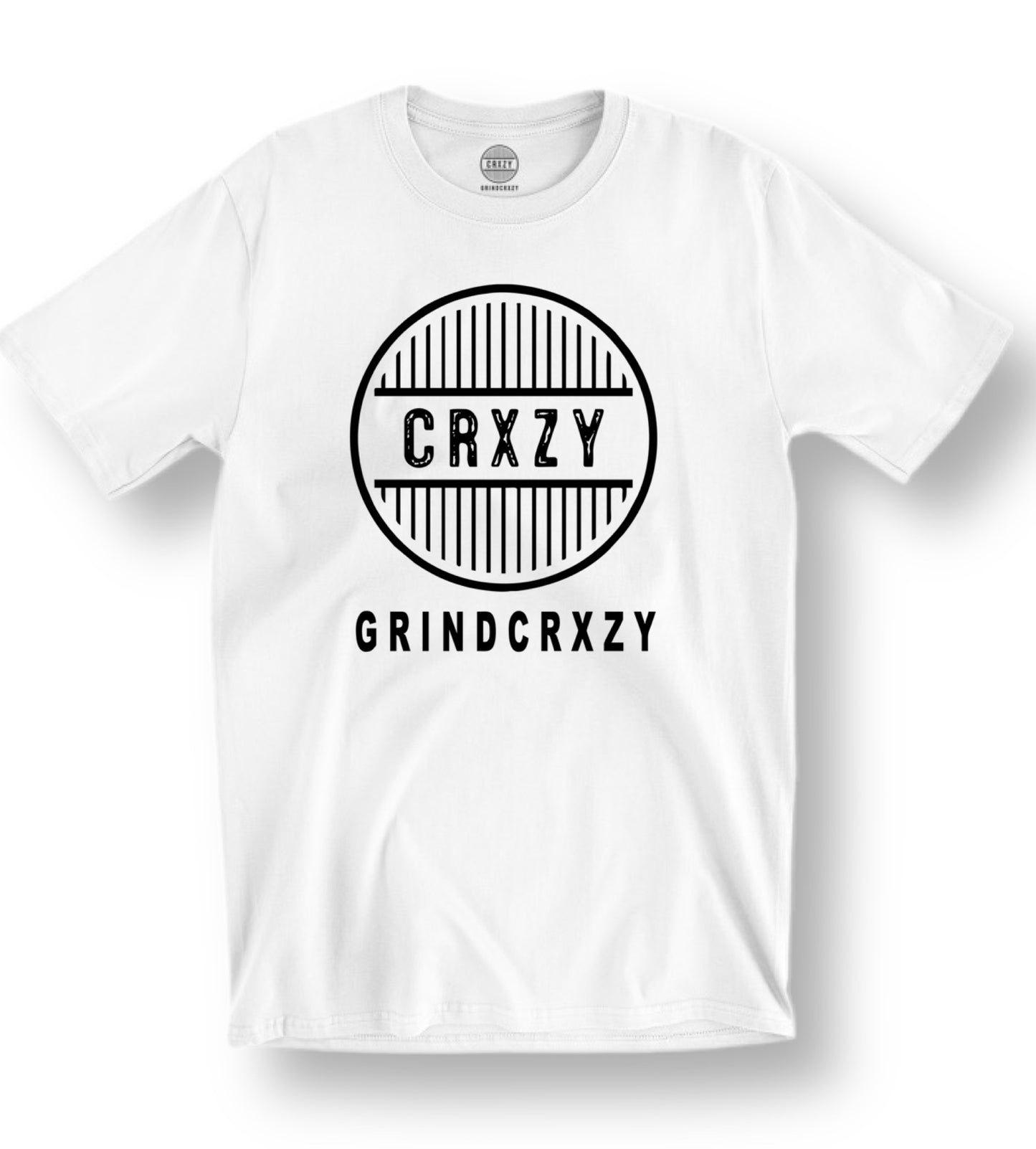 GrindCrxzy - White "Black Bridge" T-Shirt