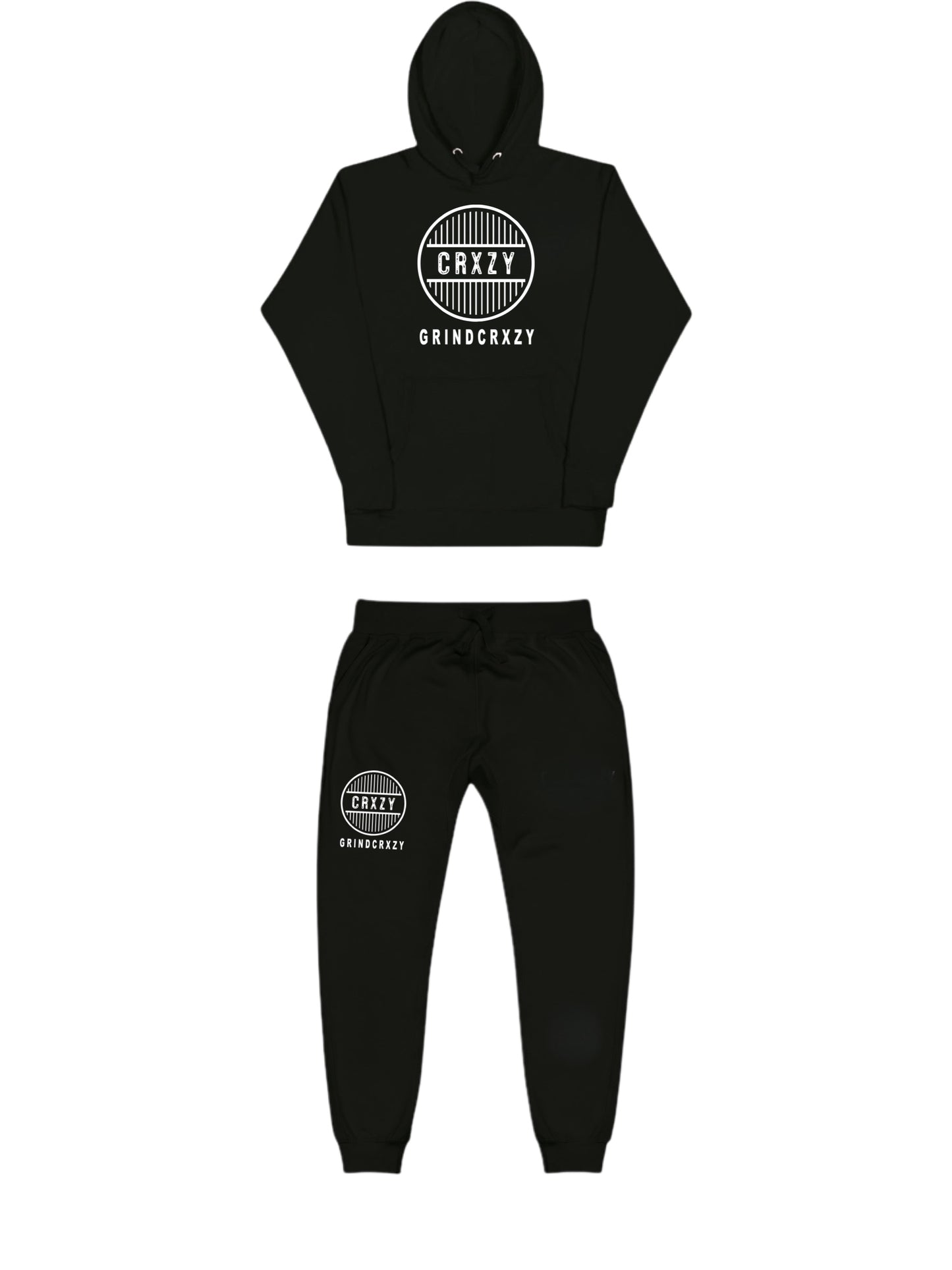 GrindCrxzy - Black "White Bridge" Set