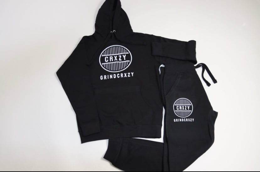 GrindCrxzy - Black "White Bridge" Set