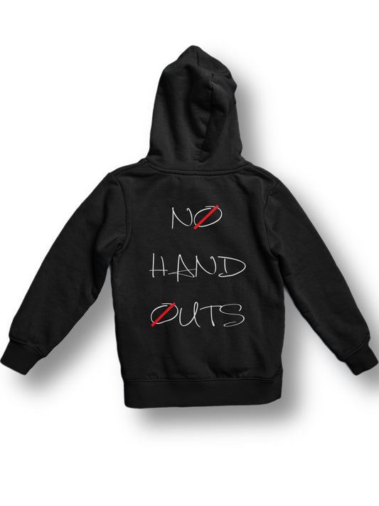 Grindcrxzy - Black “No Hand Outs” Hoodie