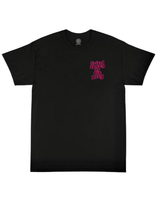 Grindcrxzy Black W/ Pink "GCDL Outline" Shirt