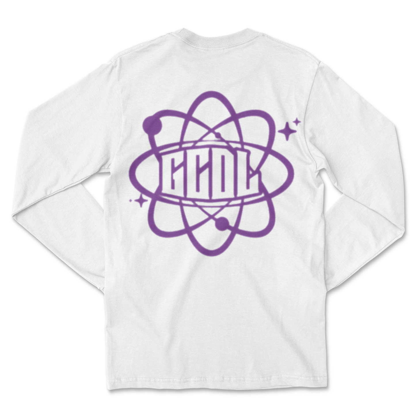 Grindcrxzy - White/W Purple “GCDL” Y2K Long Sleeve