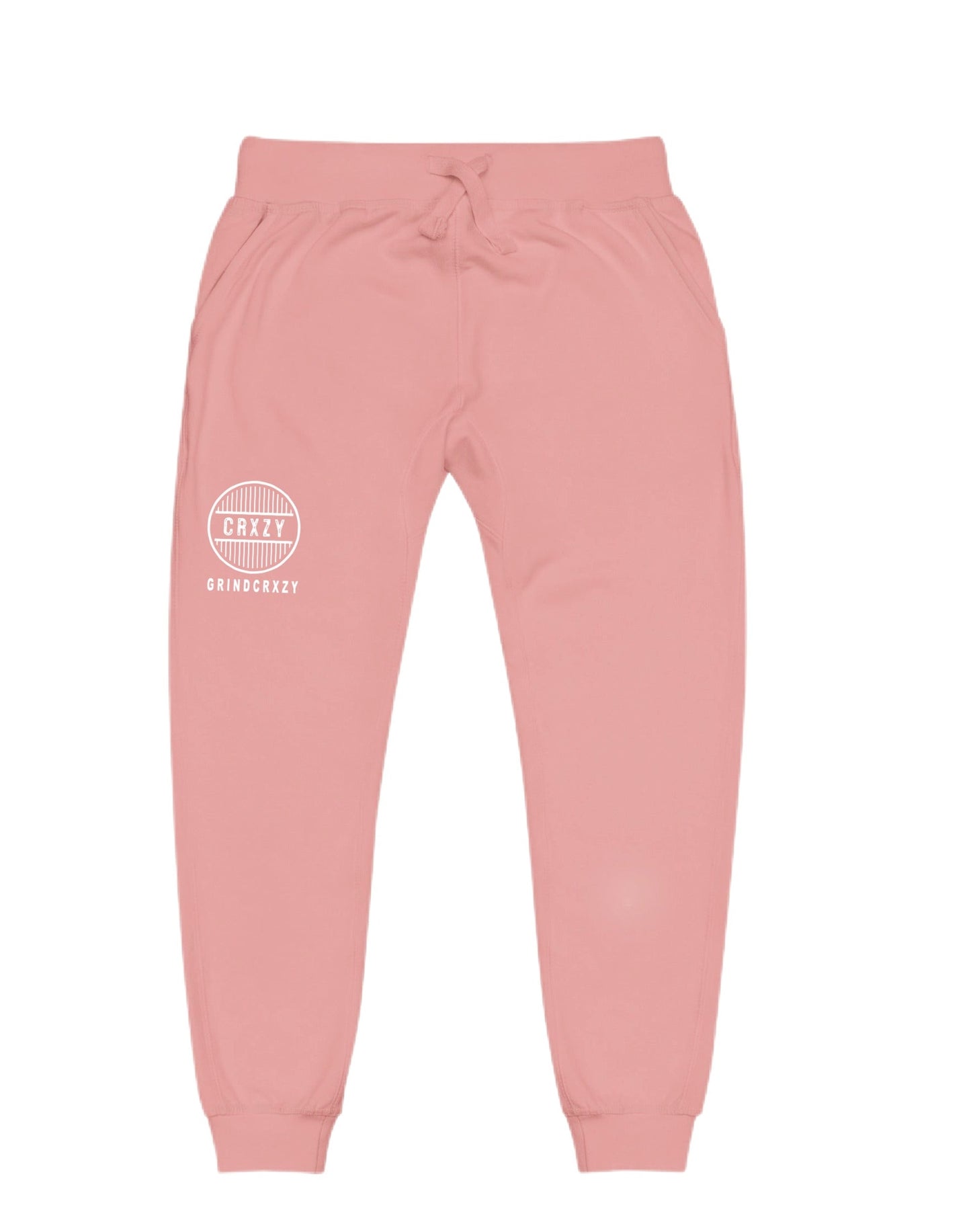 GrindCrxzy - Dusty Rose "White Bridge" Joggers