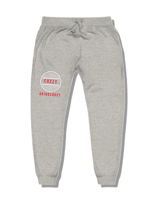 GrindCrxzy Grey "Red Special" Joggers