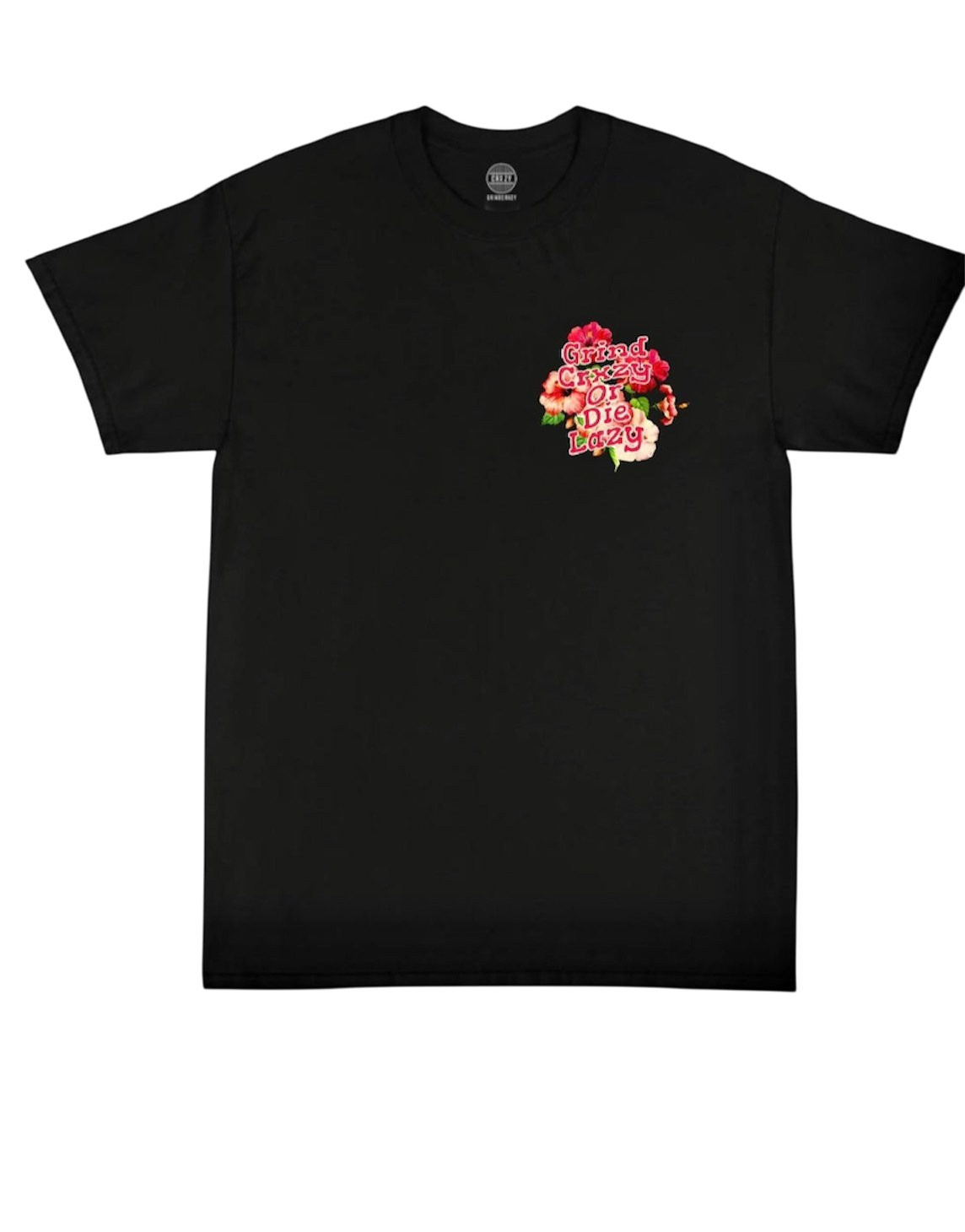 Grindcrxzy - Black “GCDL Flowers” Shirt