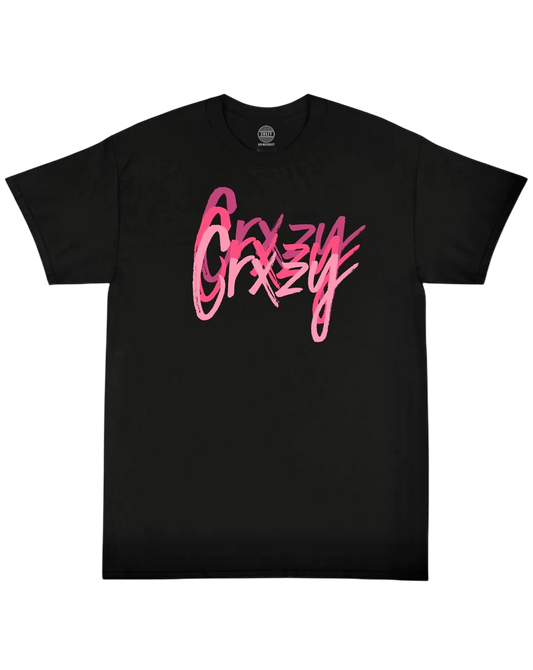 Grindcrxzy - Black "Pink Crxzy" Shirt