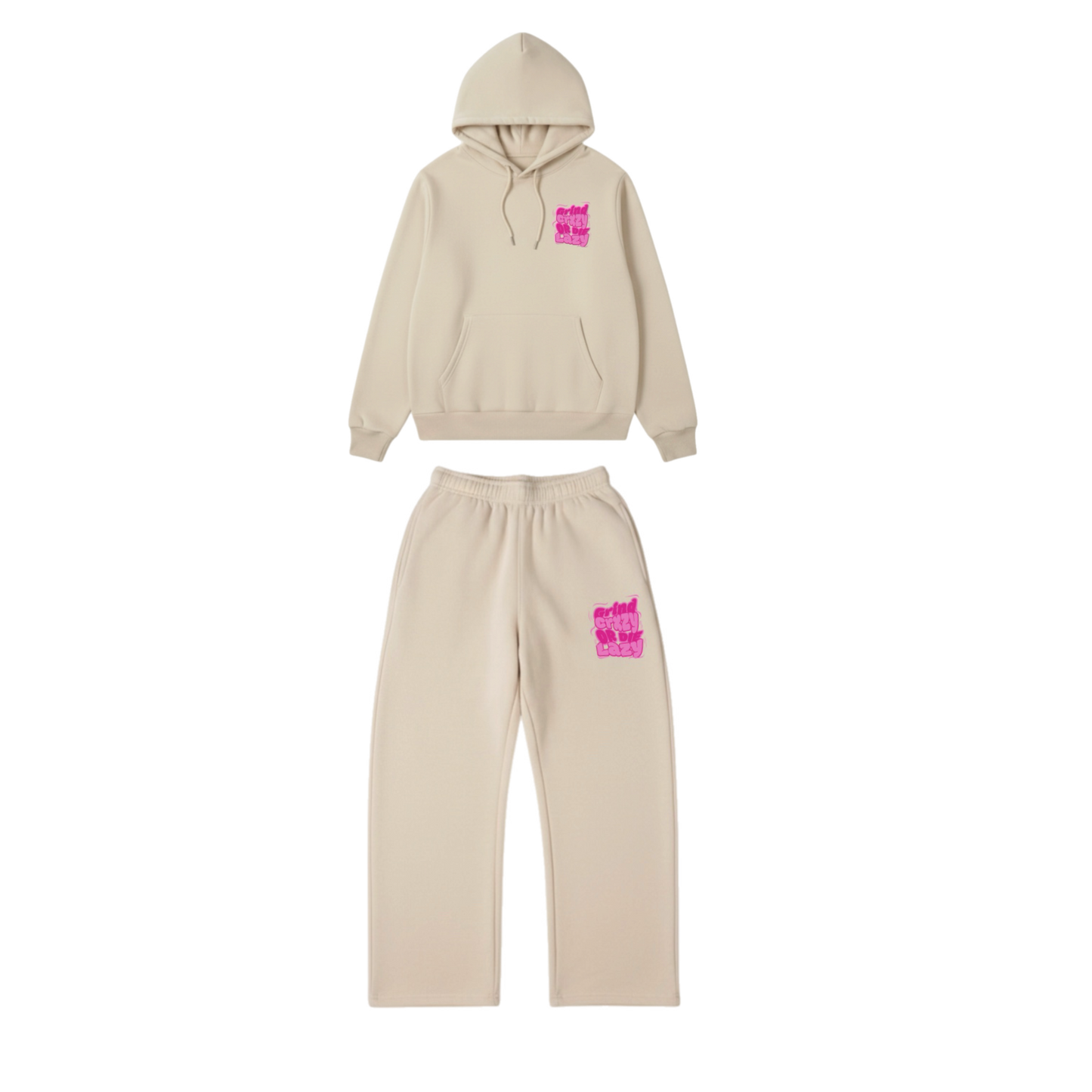 GrindCrxzy - Tan “GCDL "PINK&PINK" Set