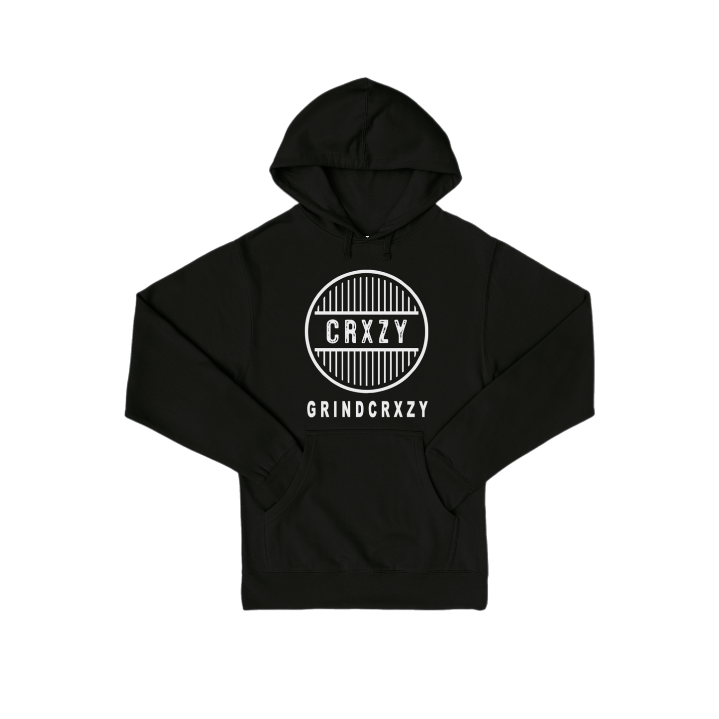 GrindCrxzy - Black "White Bridge" Hoodie
