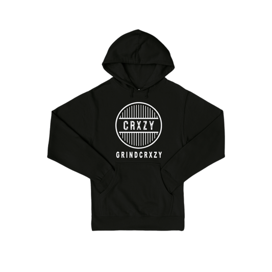 GrindCrxzy - Black "White Bridge" Hoodie