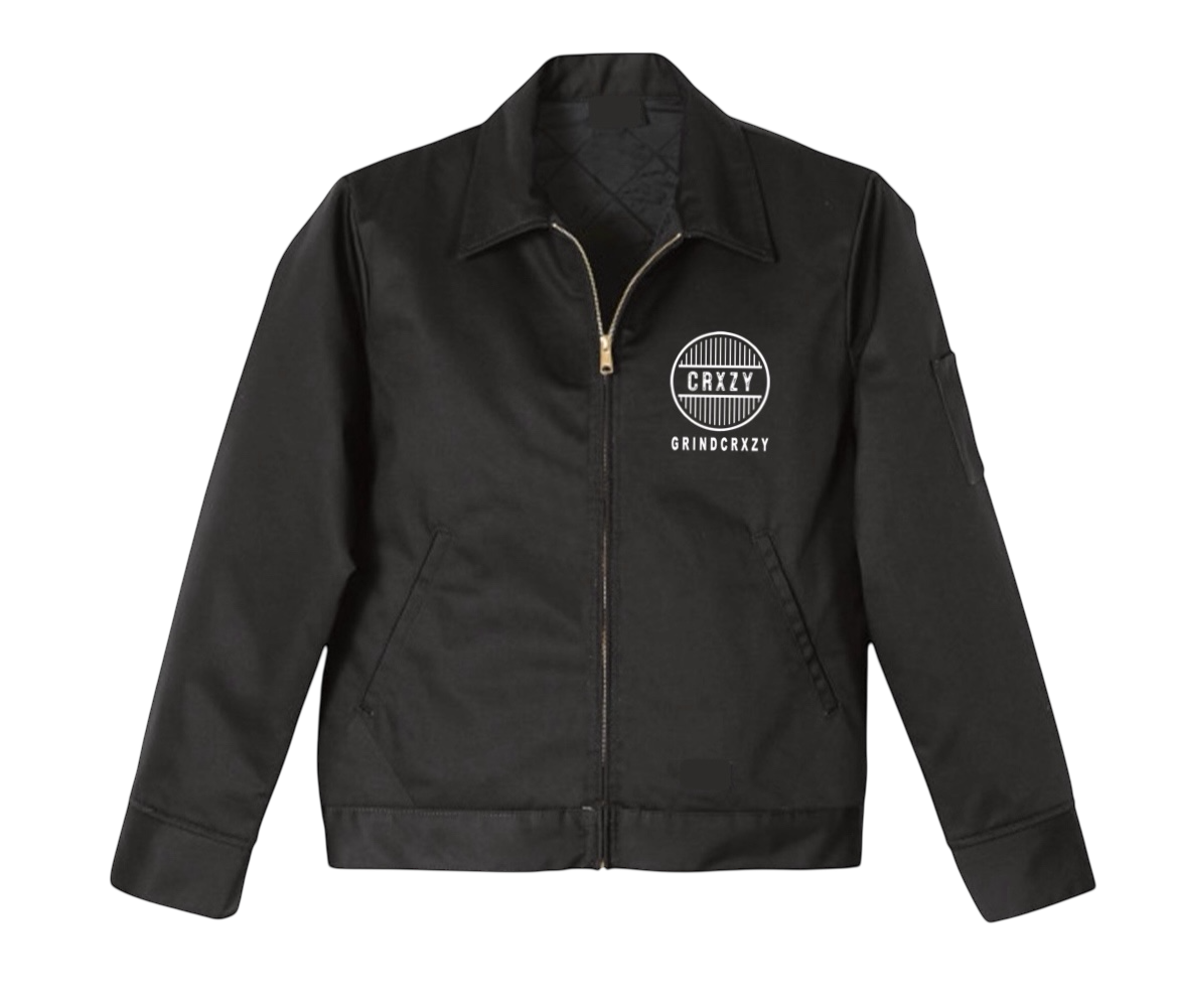 GrindCrxzy - Black Mechanic Jacket