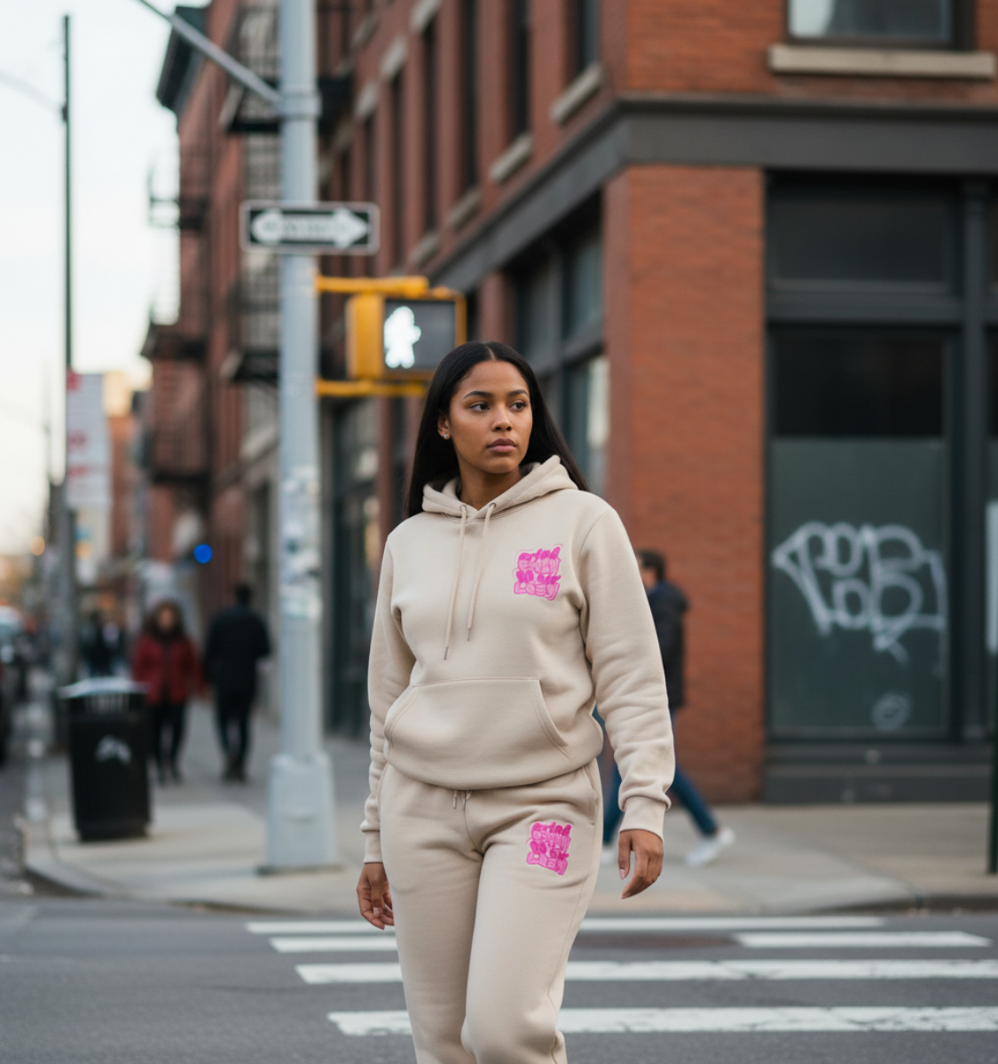 GrindCrxzy - Tan “GCDL "PINK&PINK" Set