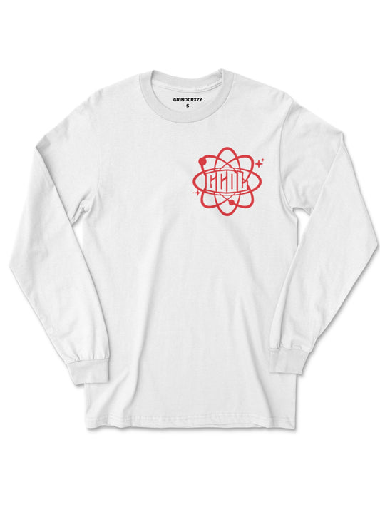Grindcrxzy - White/W Red “GCDL” Y2K Long Sleeve