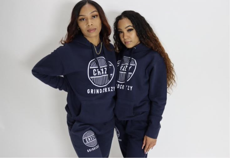 GrindCrxzy - Navy "White Bridge" Set