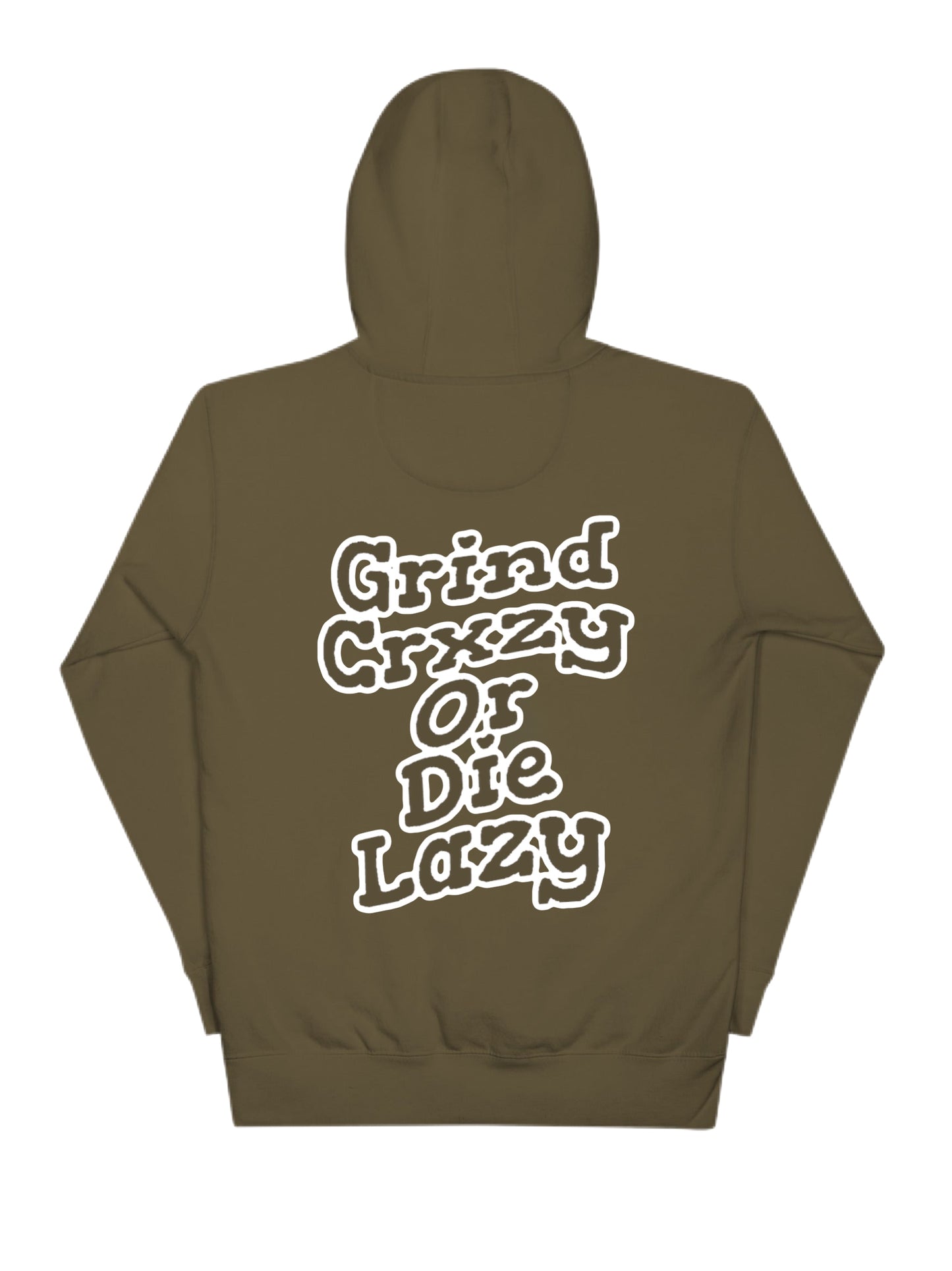 GrindCrxzy - Olive and White "GCDL Outline" Set