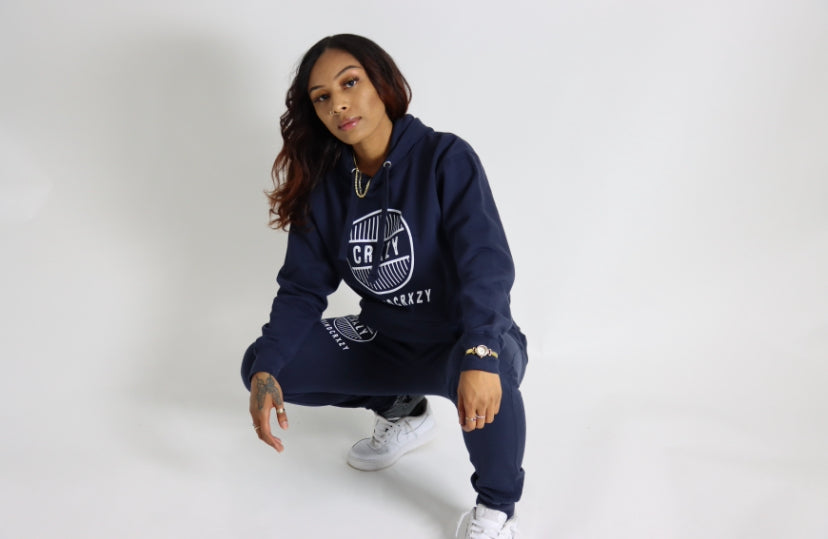 GrindCrxzy - Navy "White Bridge" Set