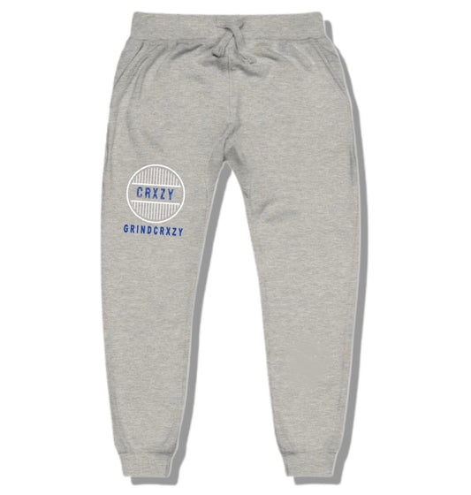 GrindCrxzy Grey "Blue Special" Joggers